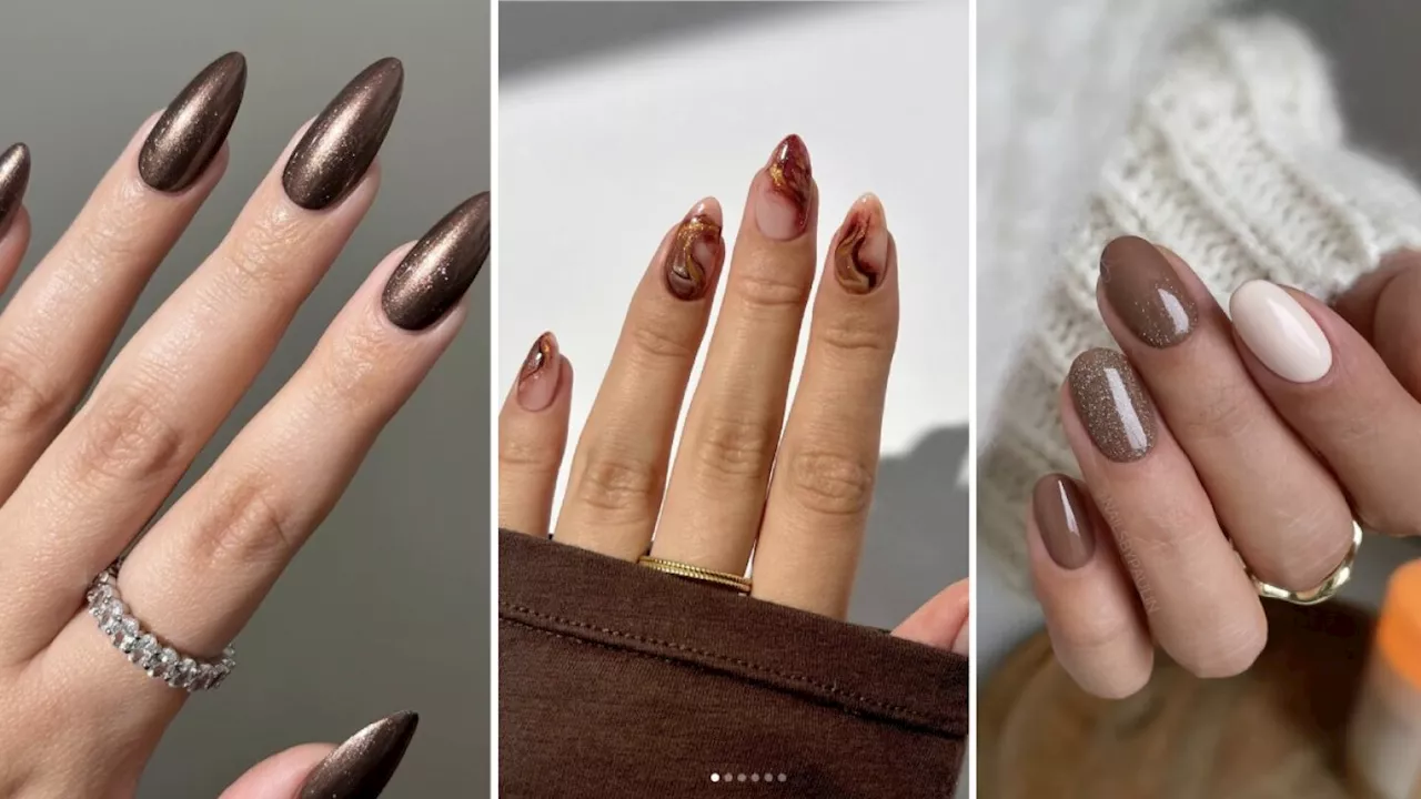 Uñas marrones: una alternativa atractiva al color negro