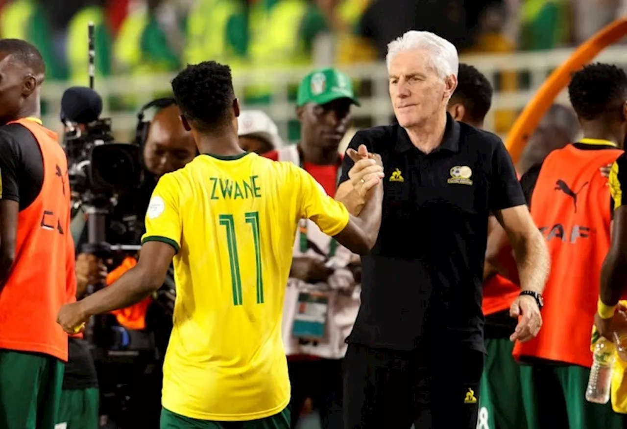 Bafana Bafana Coach Hugo Broos Not Discouraged by Nigeria's Favourites Tag