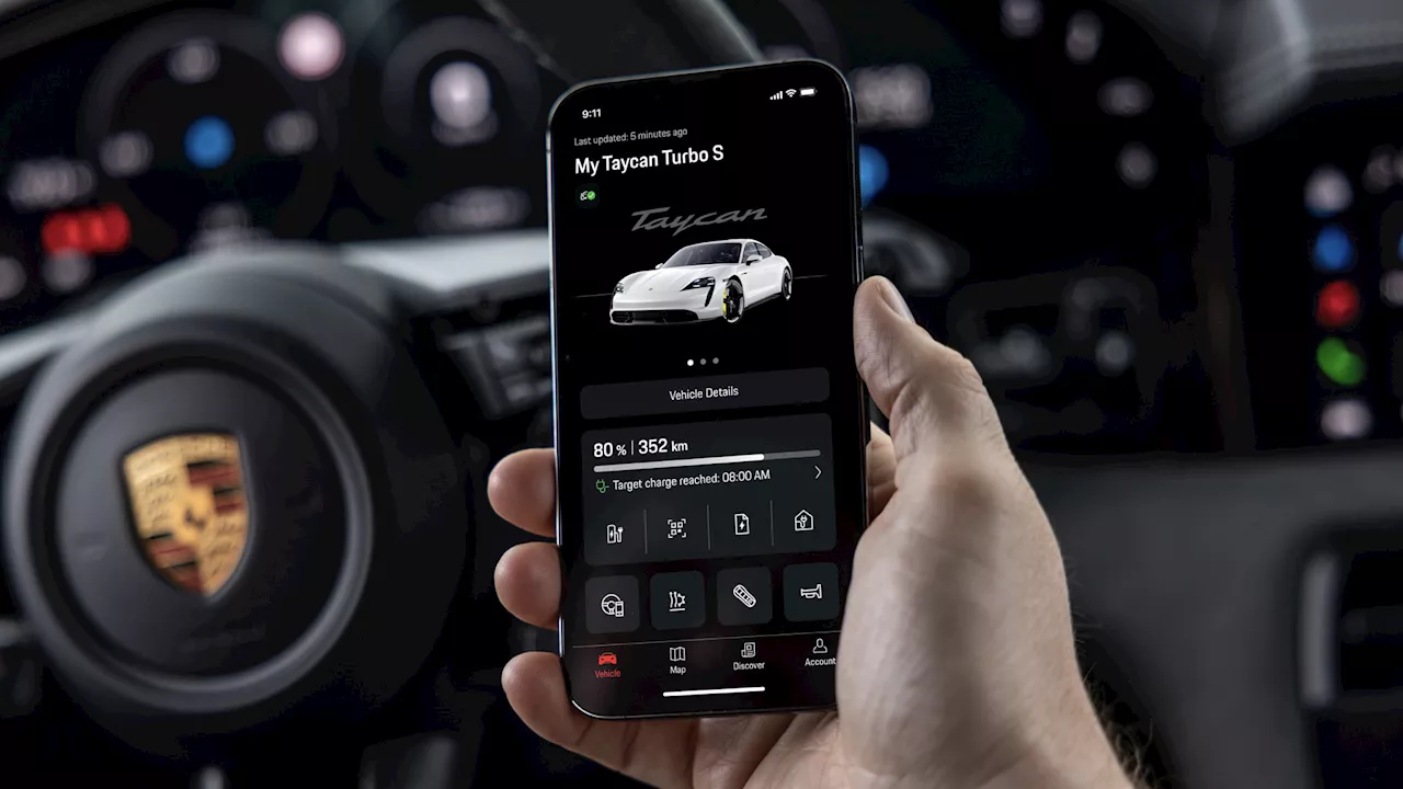 Porsche lets you control vehicle functions with Apple CarPlay