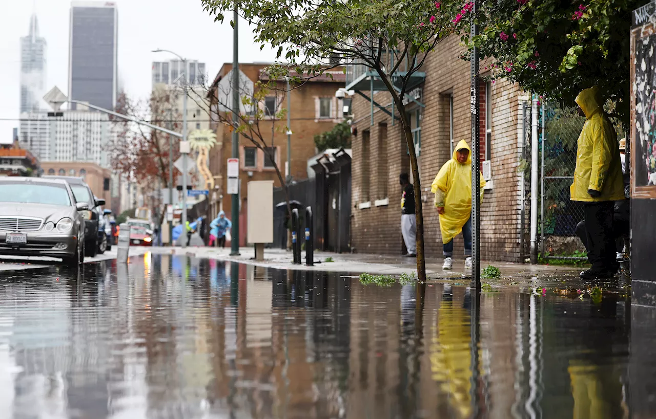 See rainfall records set so far by the February storm in Southern California