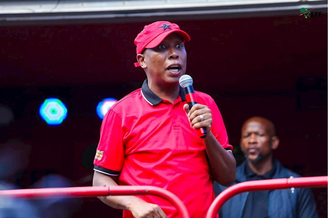 They changed Parliament's rules because they are scared of the EFF, Malema tells supporters