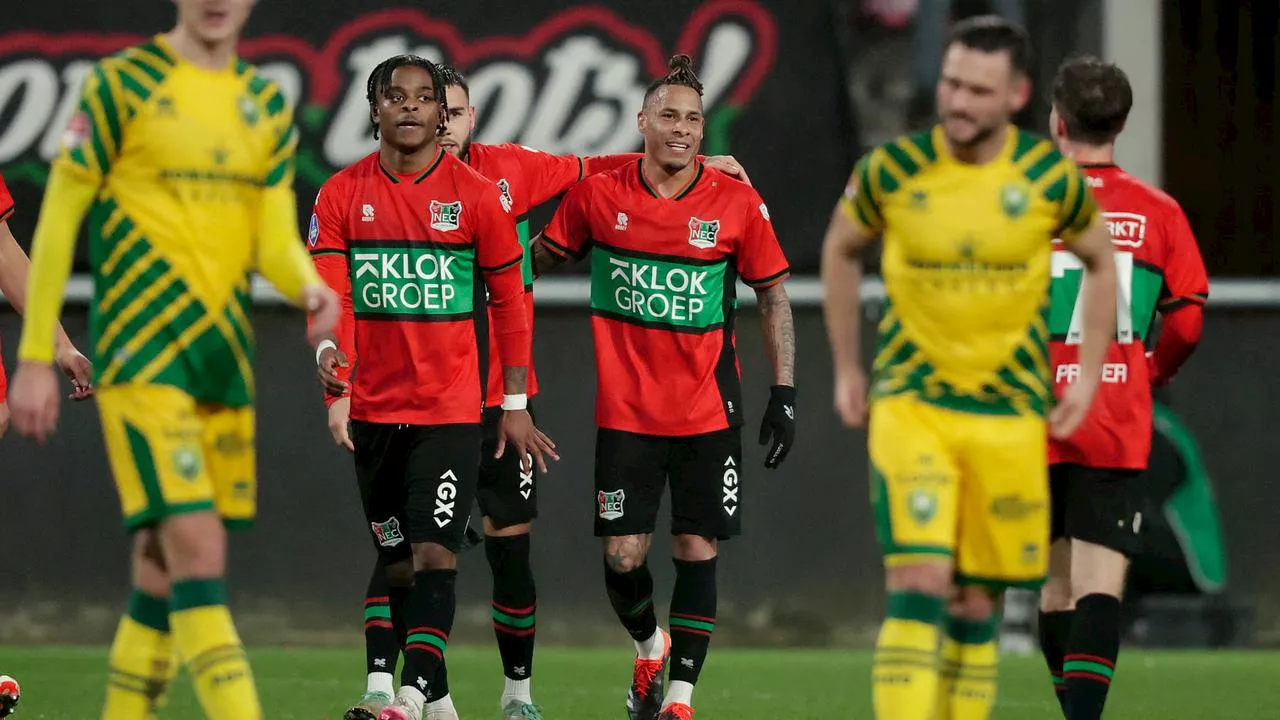 Uitblinker Chery leidt NEC tegen ADO Den Haag naar halve finales KNVB-beker