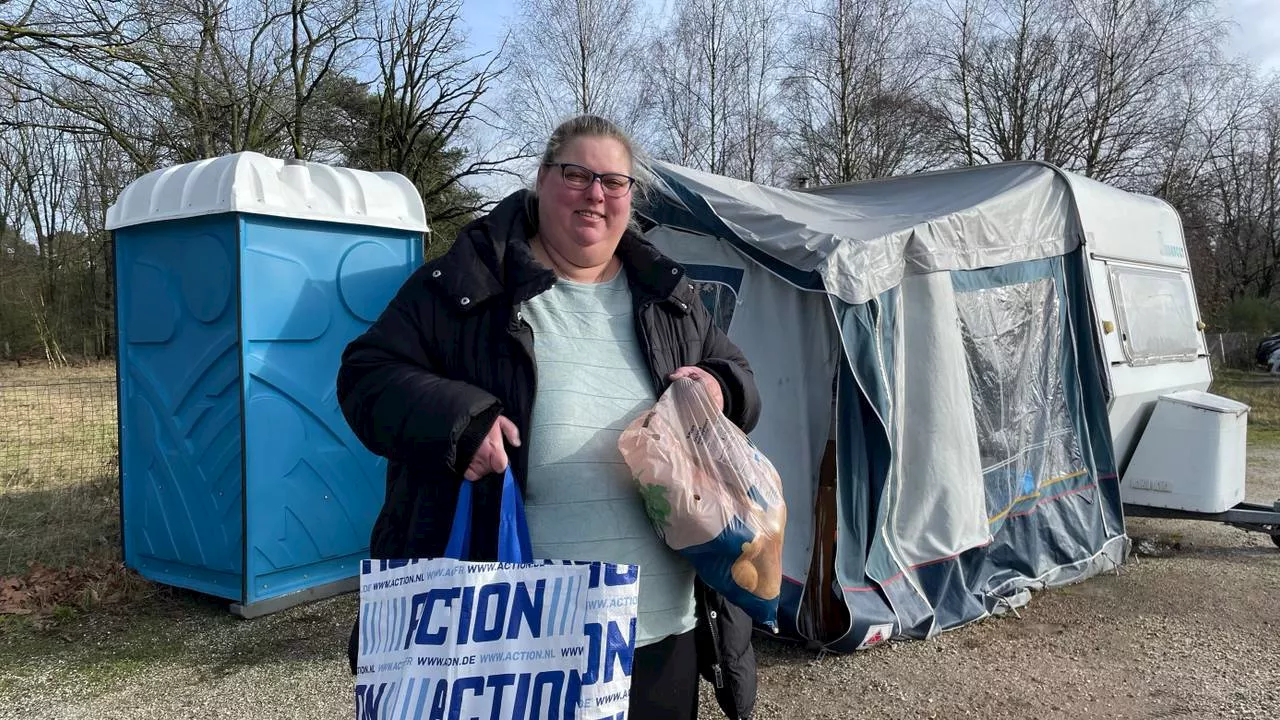 Frank leeft in een caravan en krijgt van alle kanten hulp aangeboden