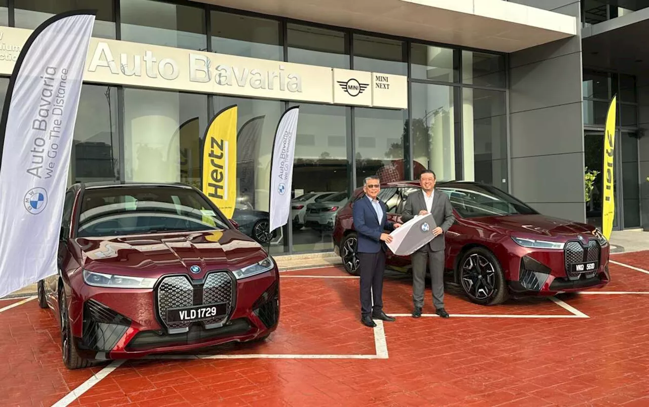 Auto Bavaria, Sime Darby Rent-A-Car/Hertz Malaysia launch EV rental service, featuring the BMW iX