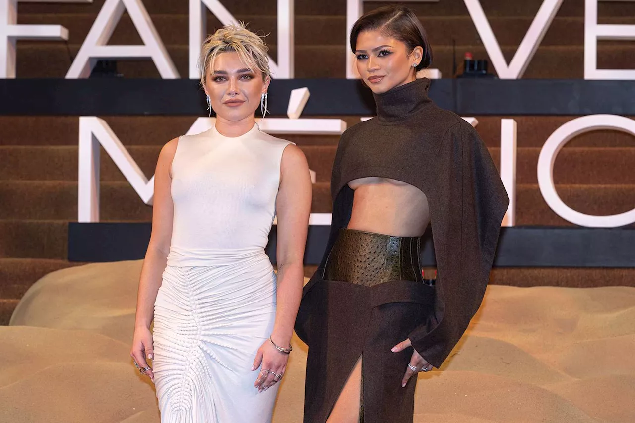 Zendaya and Florence Pugh Slay the Red Carpet at Dune: Part Two Premiere in Mexico City