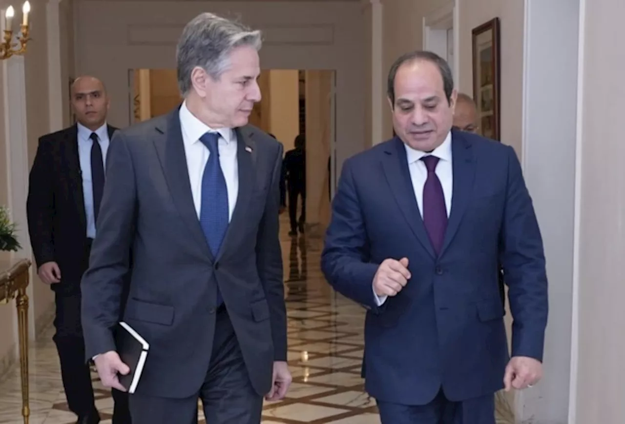 U.S. Secretary Of State Antony Blinken Meets Egyptian President in Cairo