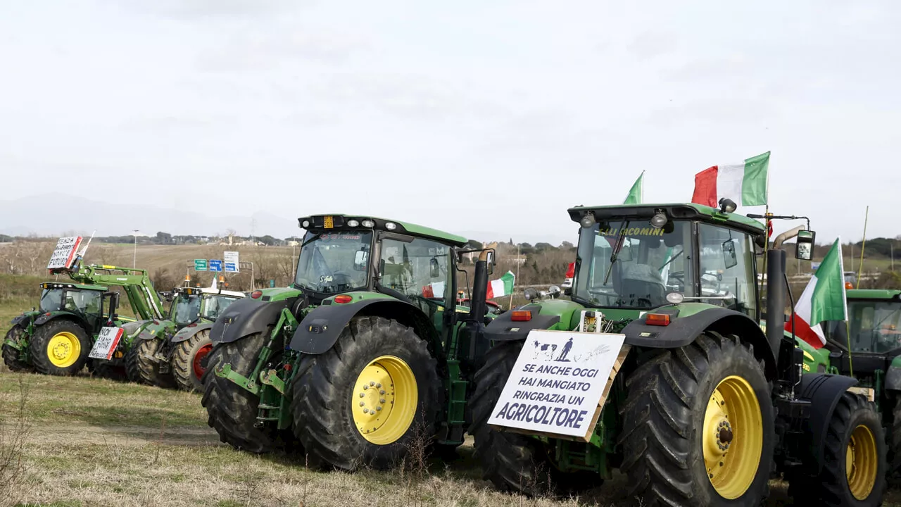 Trattori a Roma: gli agricoltori puntano al Circo Massimo, ma manca una linea comune