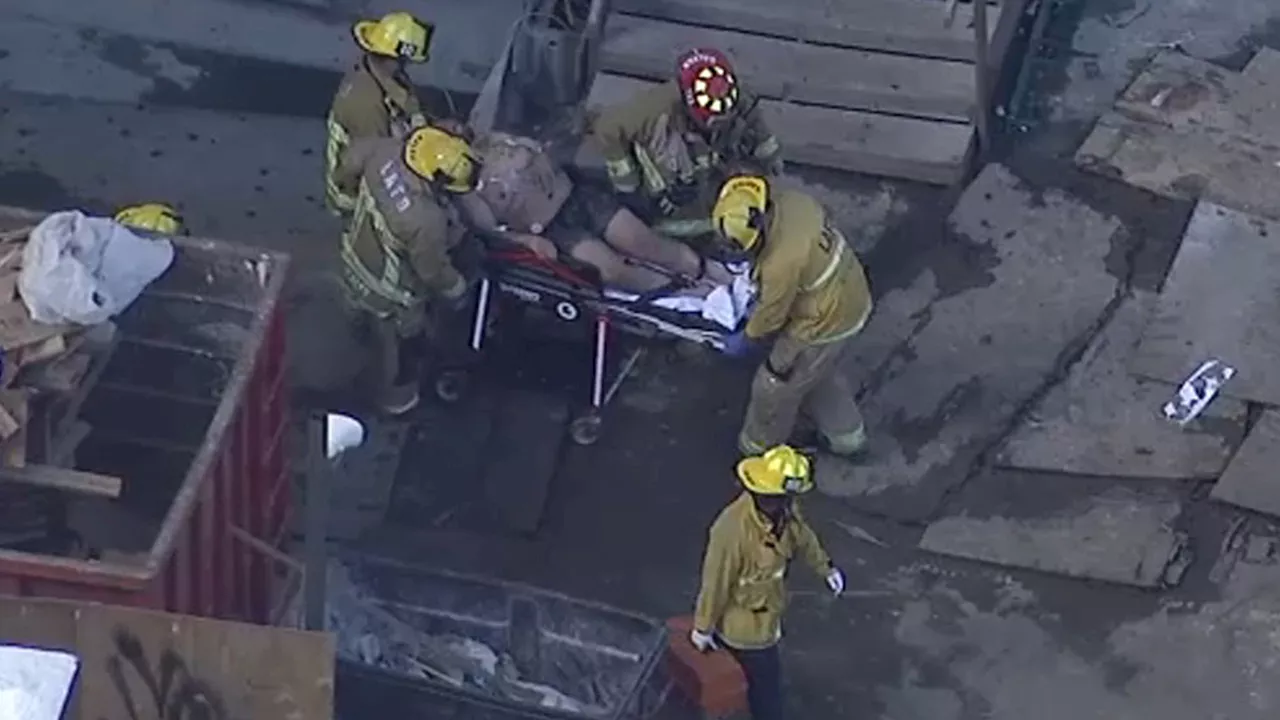 Worker suffers serious injuries after subfloor collapses at DTLA high-rise construction site