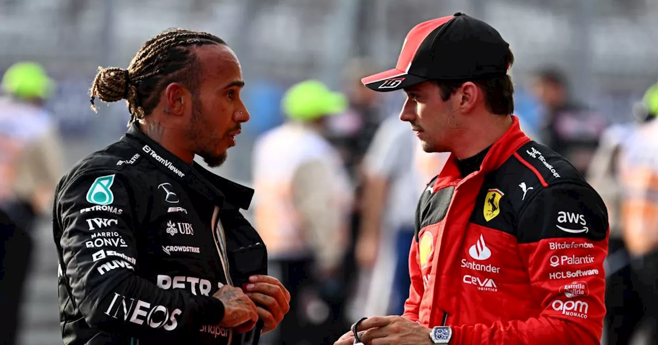 Leclerc está “conmocionado y decepcionado” por fichaje de Hamilton en Ferrari, según Corriere dello Sport