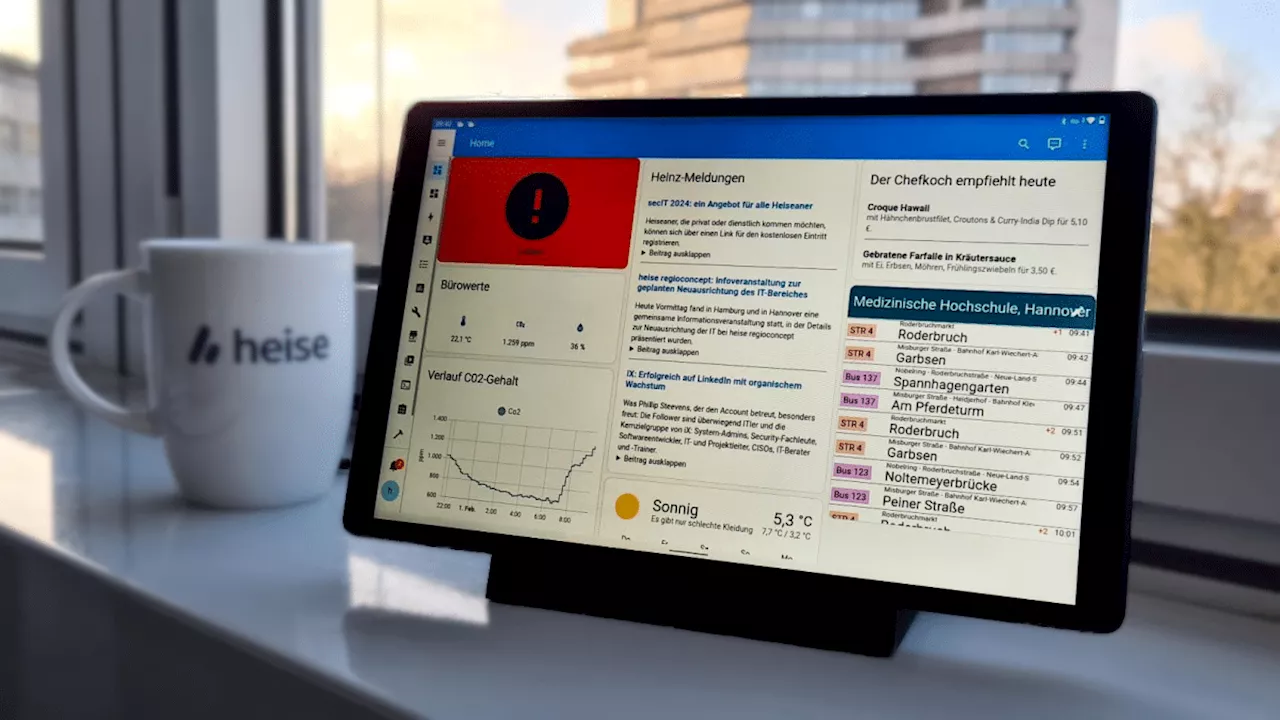 Office Dashboard: Bürodaten auf einem Dashboard anzeigen mit Home Assistant