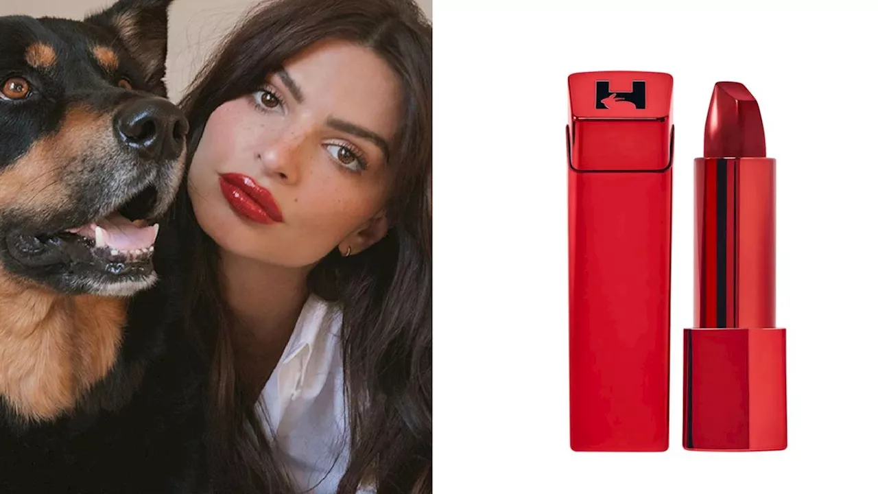 Emily Ratajkowski Isn't Gatekeeping Her Perfect Red Lip