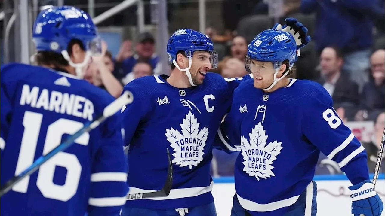 Nylander scores twice as Maple Leafs down Stars