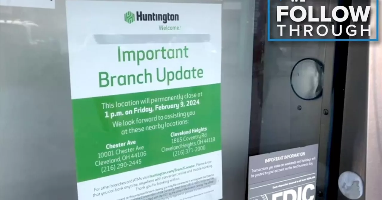 CLE Buckeye residents still hoping Huntington Bank will reopen in their neighborhood