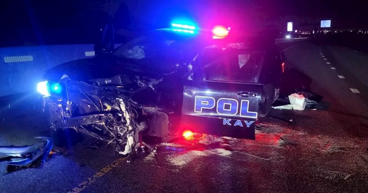 Police officer injured while stopping wrong-way driver on I-15