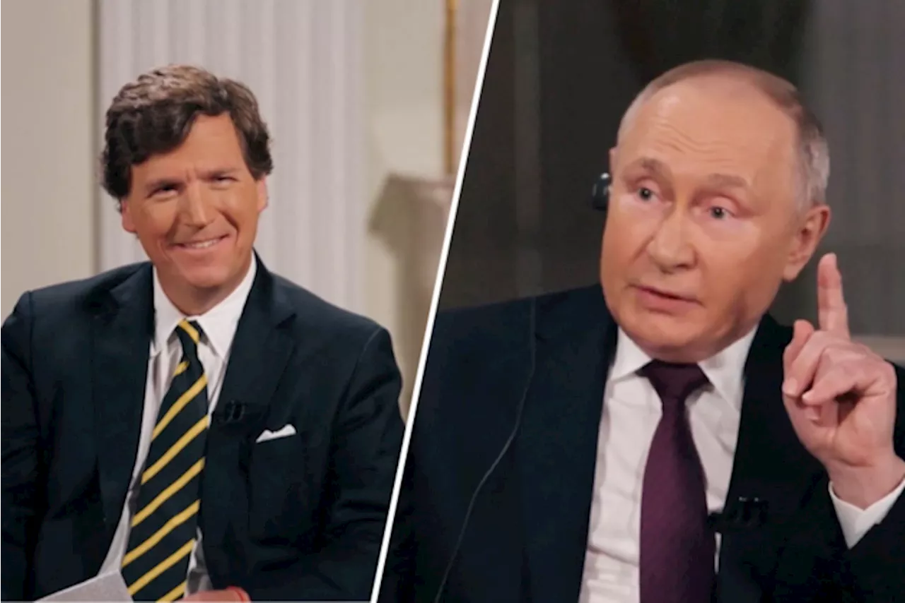 Poetin noemt Russische nederlaag “onmogelijk” in berucht interview met Tucker Carlson: “De leiders in het West