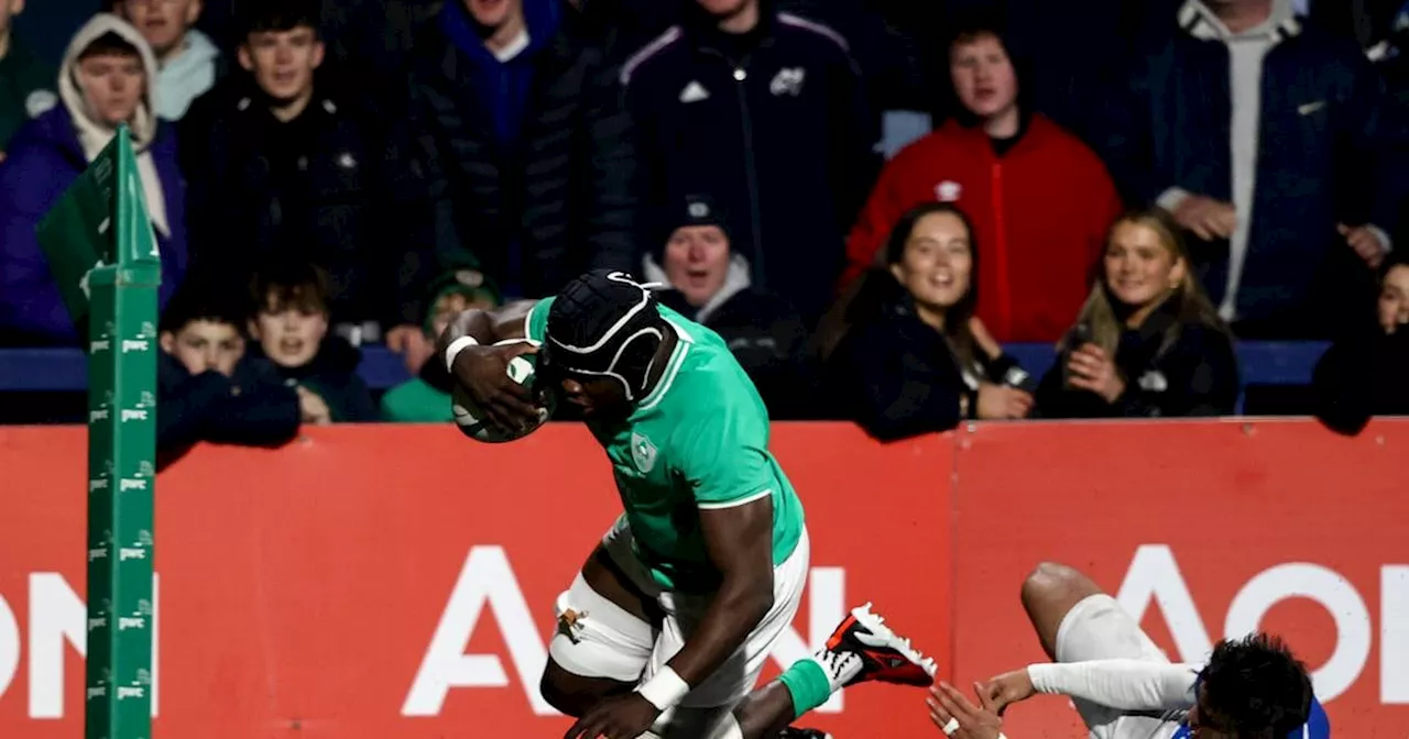 Irelands U20s hang on after titanic battle with Italy