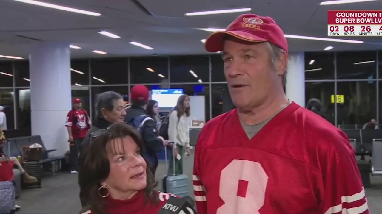 Niner fans take off from SFO to Super Bowl, even without tickets to the game