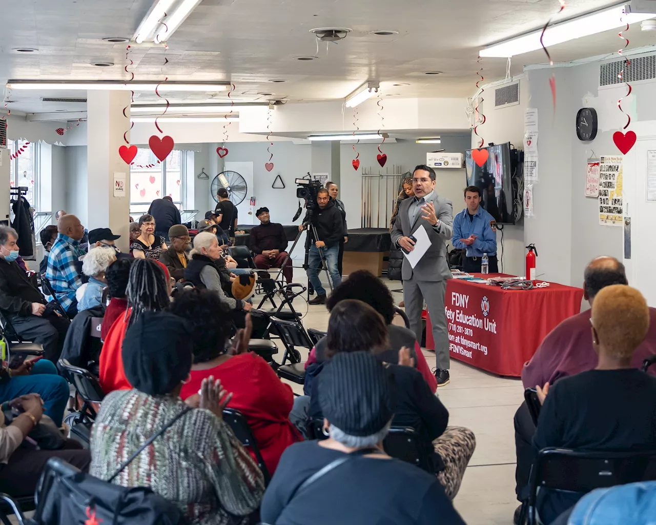 Bronx BP Gibson hosts Fire Safety Training Workshops