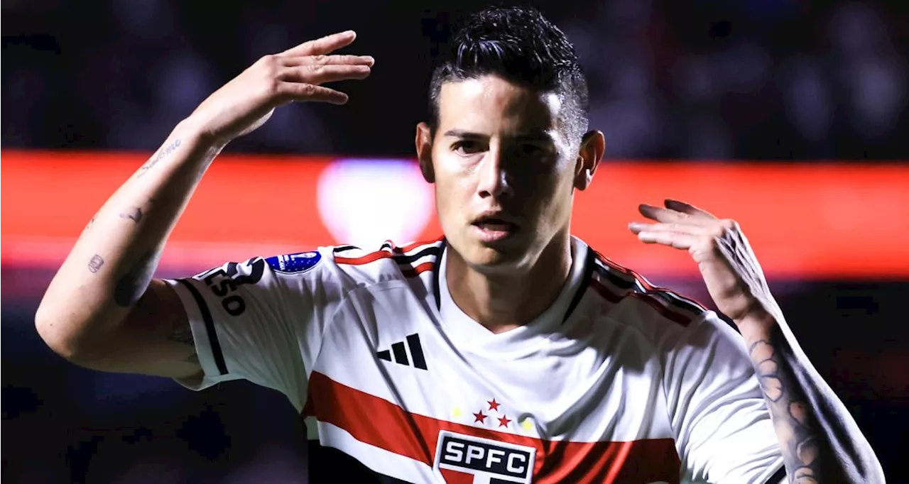 Brésil : le cauchemar continue pour James Rodriguez, viré de son club