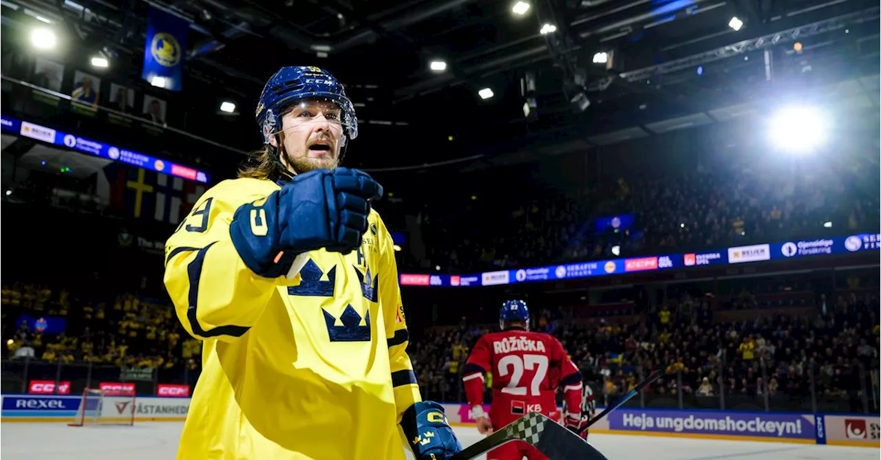 Ishockey: Sverige besegrade Tjeckien i Beijer Hockey Games – dubbla mål på en minut