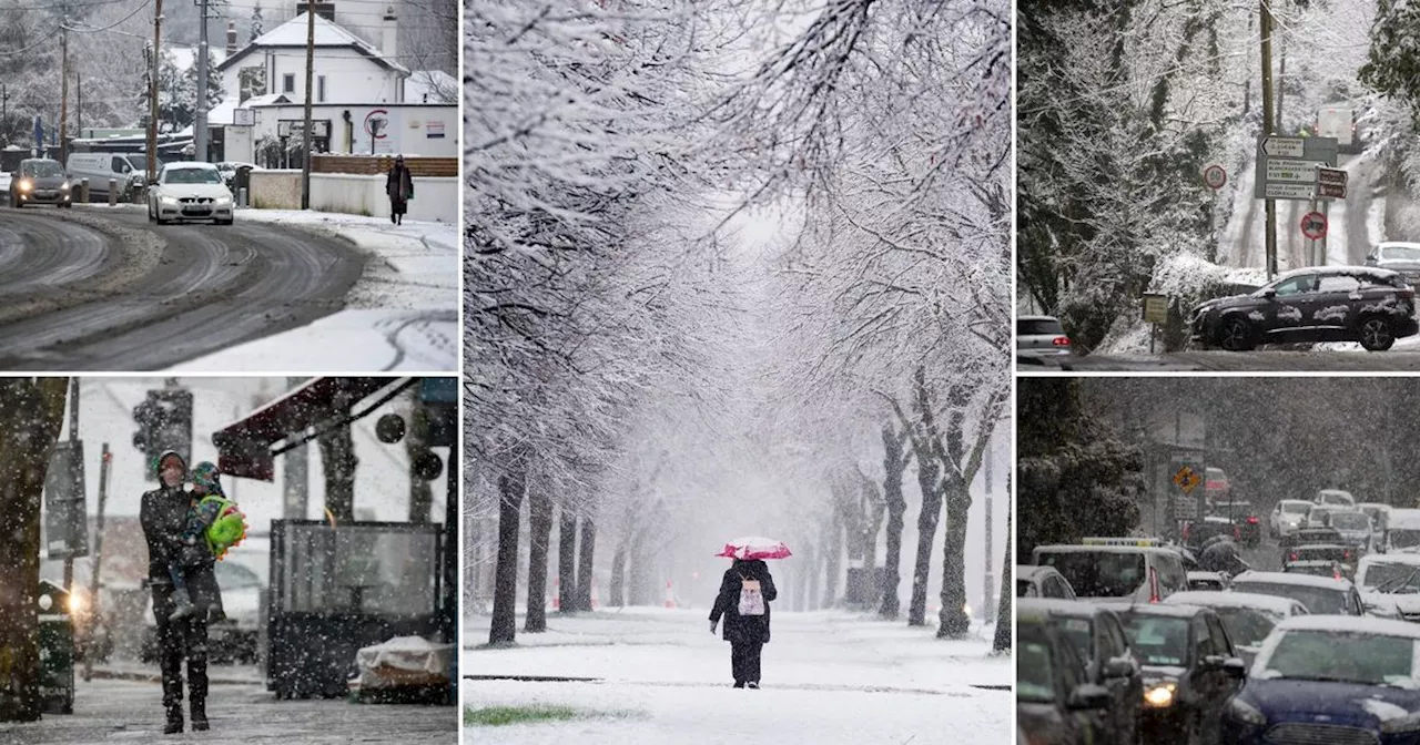 Ireland weather LIVE updates as Met Eireann ice warning extended for entire country amid snow flurry