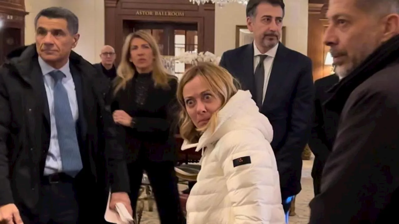 Giorgia Meloni chiude la visita alla Casa Bianca senza incontrare i giornalisti