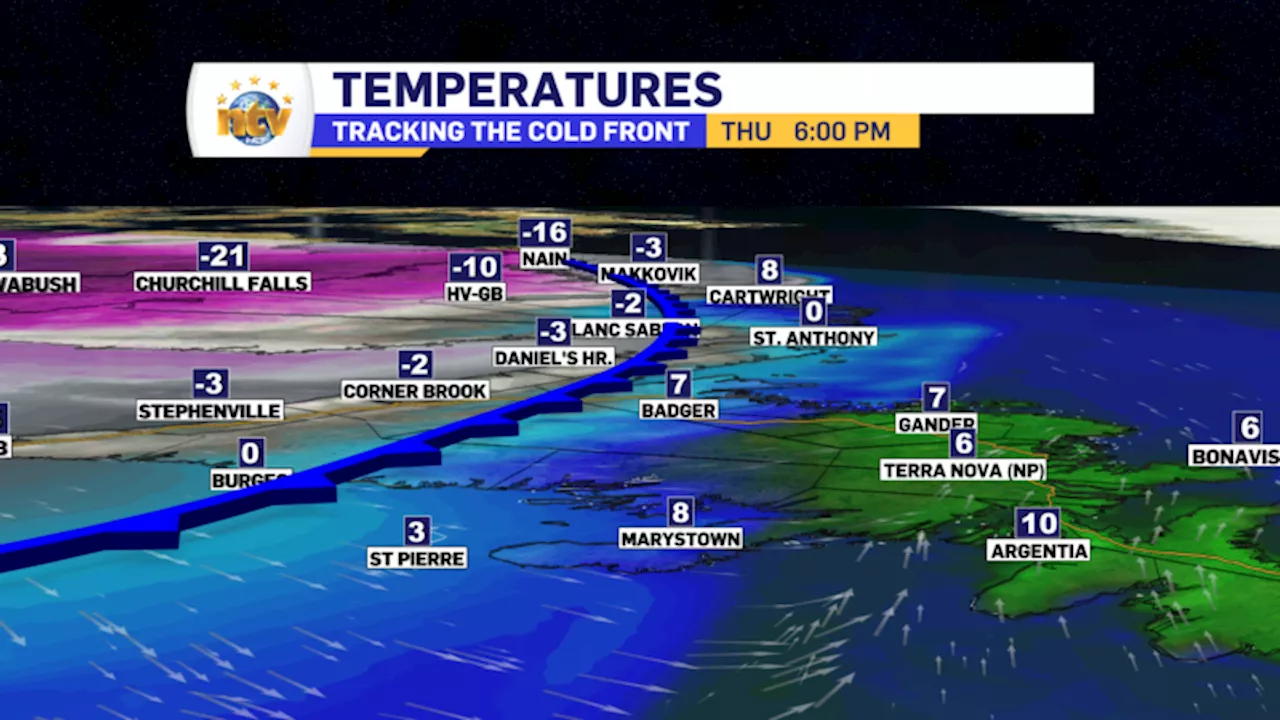 Arctic air returns overnight, snow squalls in the forecast for Friday