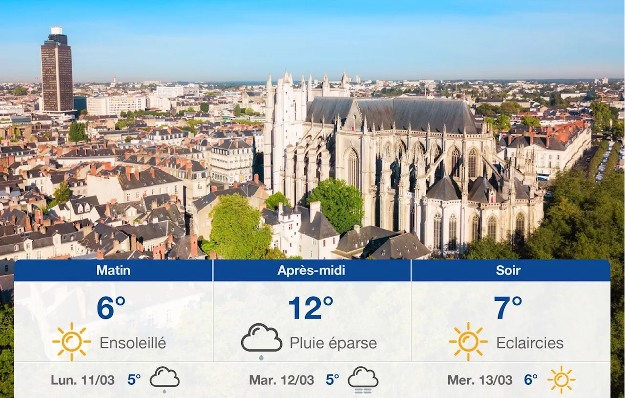 Météo Nantes: prévisions du dimanche 10 mars 2024