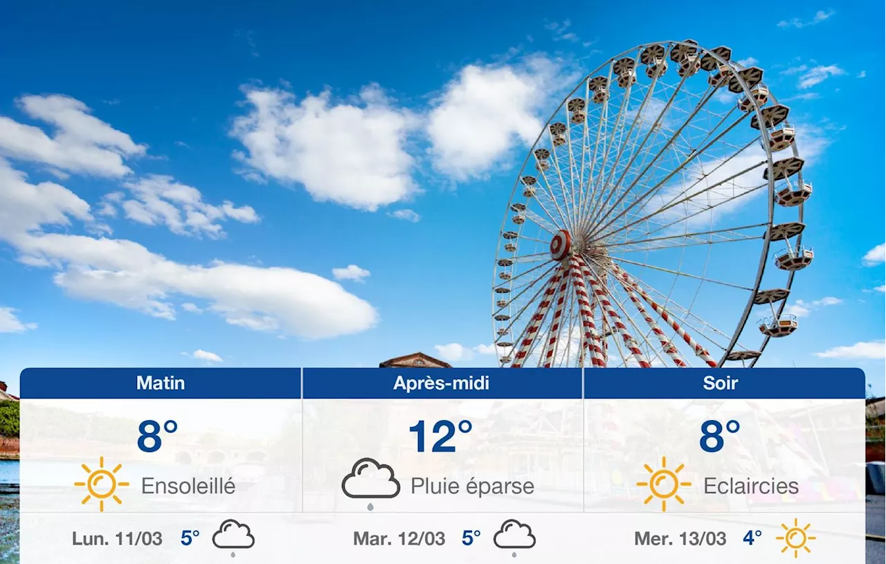 Météo Toulouse: prévisions du dimanche 10 mars 2024