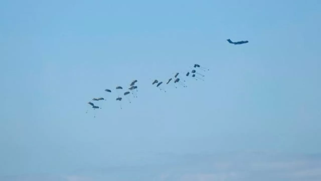 US, Jordanian militaries airdrop another 11,500 meals into northern Gaza: Officials