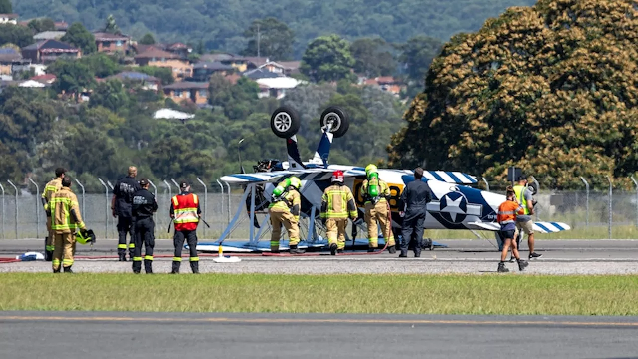 Boeing Stearman model 75 vintage plane crashes while landing at Shellharbour Airport