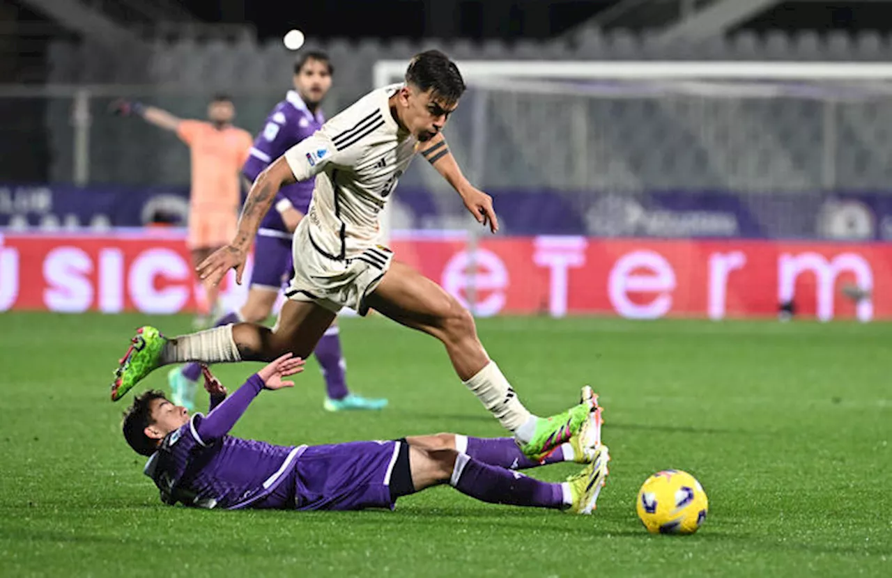 Serie A: Fiorentina-Roma 2-2, giallorossi salvi all'ultimo respiro