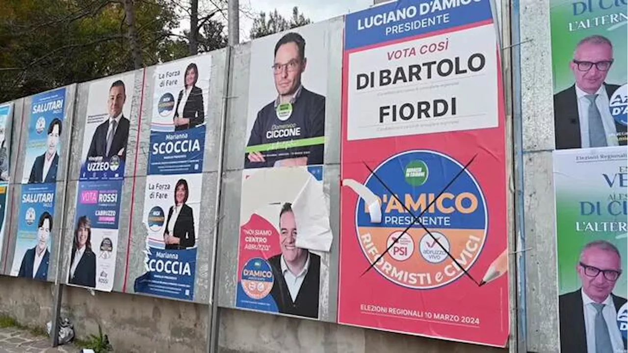 Urne aperte in Abruzzo alle 7, si vota fino alle 23