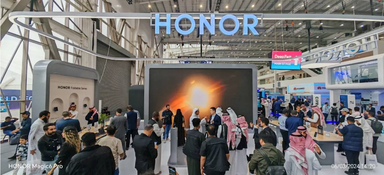 HONOR العلامة التجارية الوحيدة للهواتف الذكية التي تلقي خطابا في LEAP2024