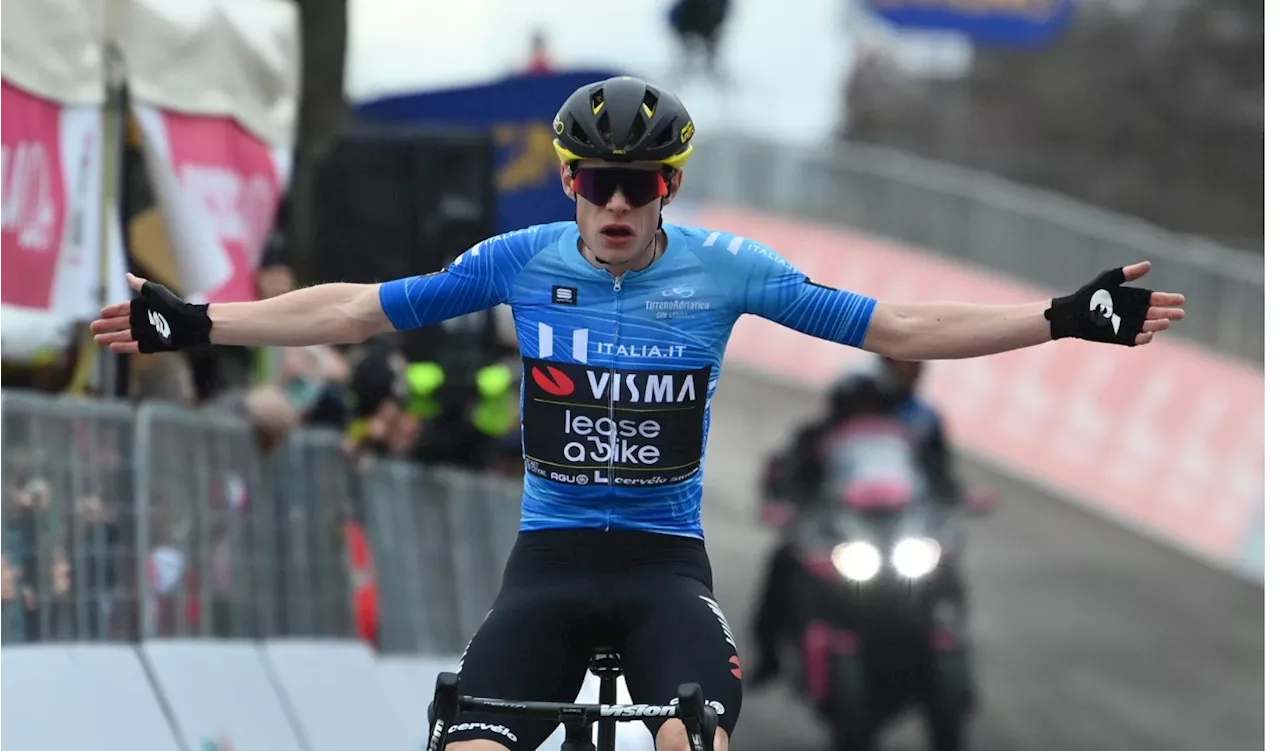 Vingegaard es campeón de la Tirreno Adriatico; Milan se llevó etapa 7