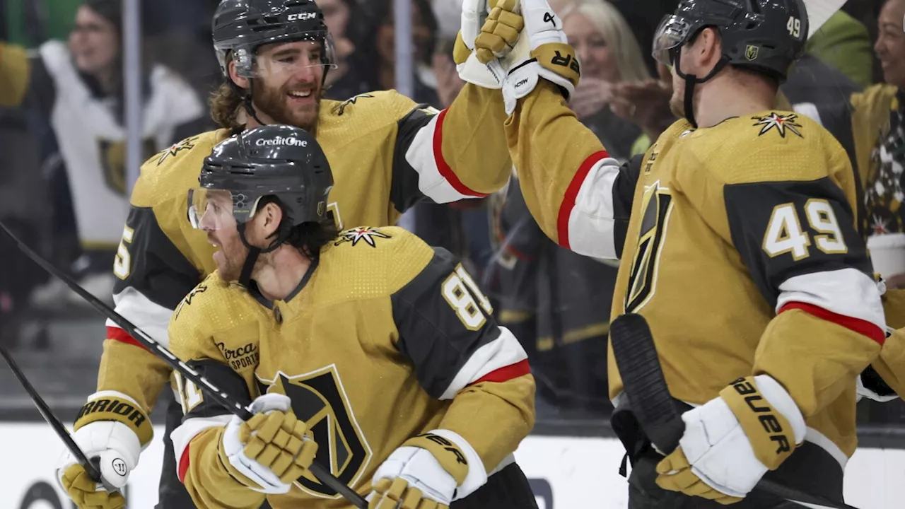 Marchessault's hat trick lifts Golden Knights to 5-3 win over Red Wings