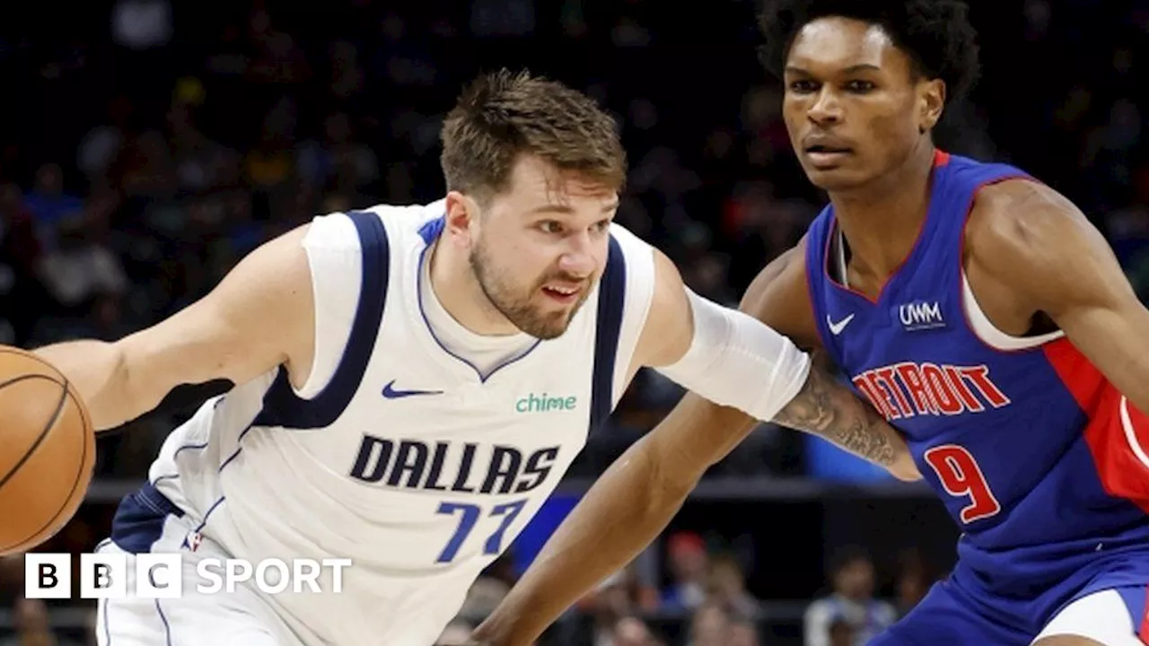 NBA: Luka Doncic sets new record in Dallas Mavericks win at Detroit Pistons