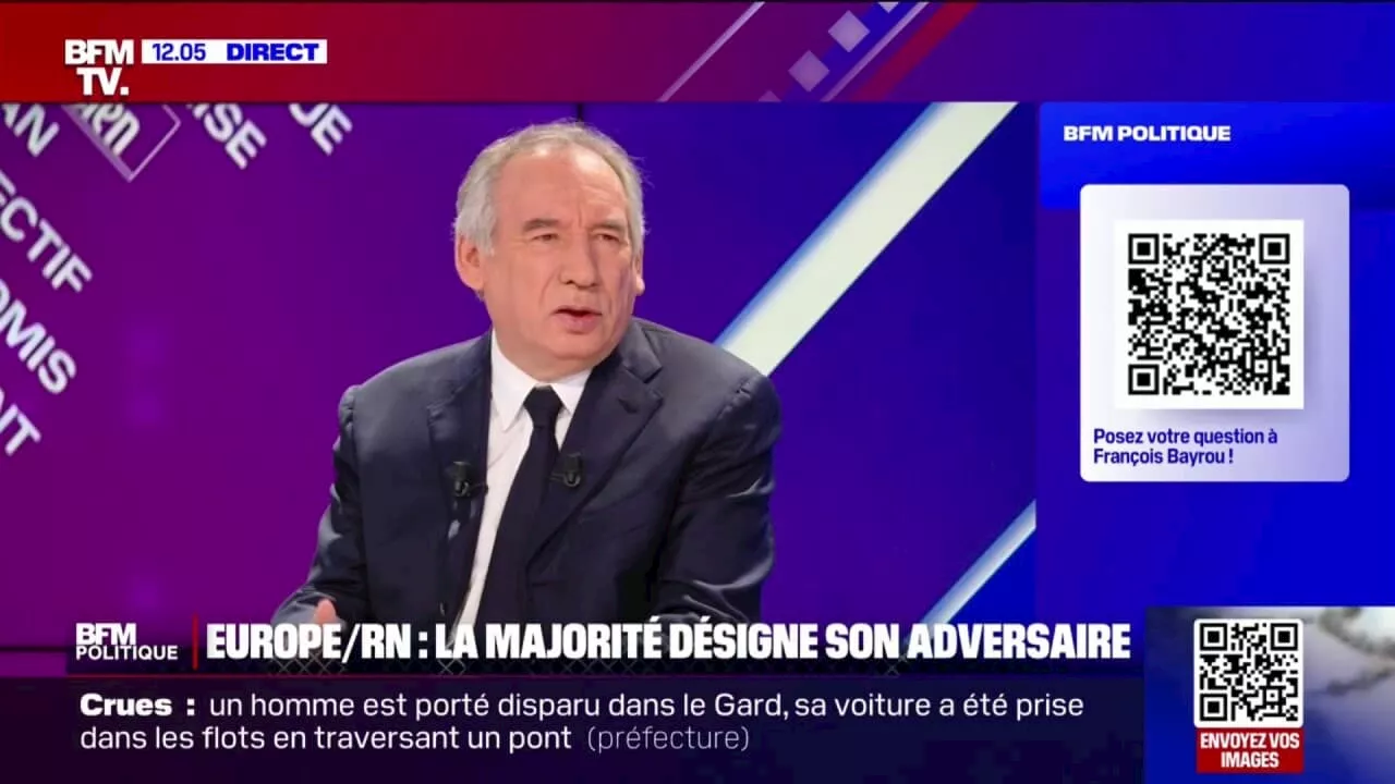 Européennes: selon François Bayrou 'la situation est historique'