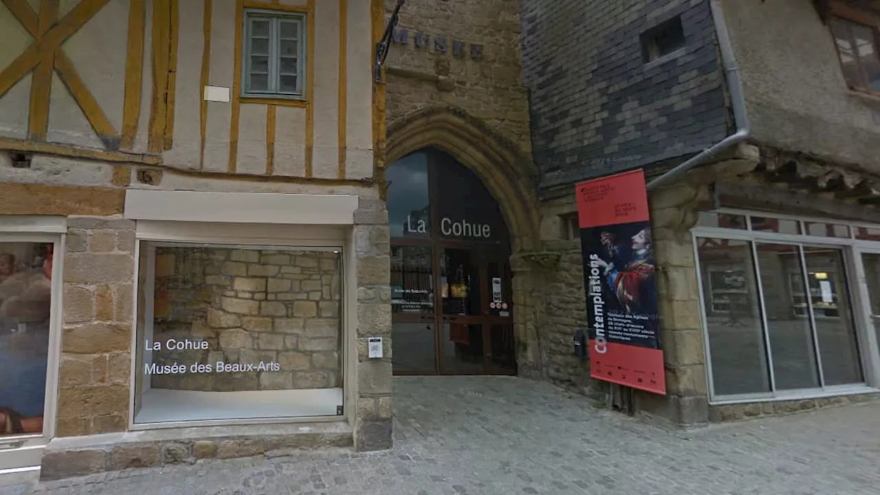 Vannes: une oeuvre en papier incendiée au musée des beaux-arts, enquête ouverte