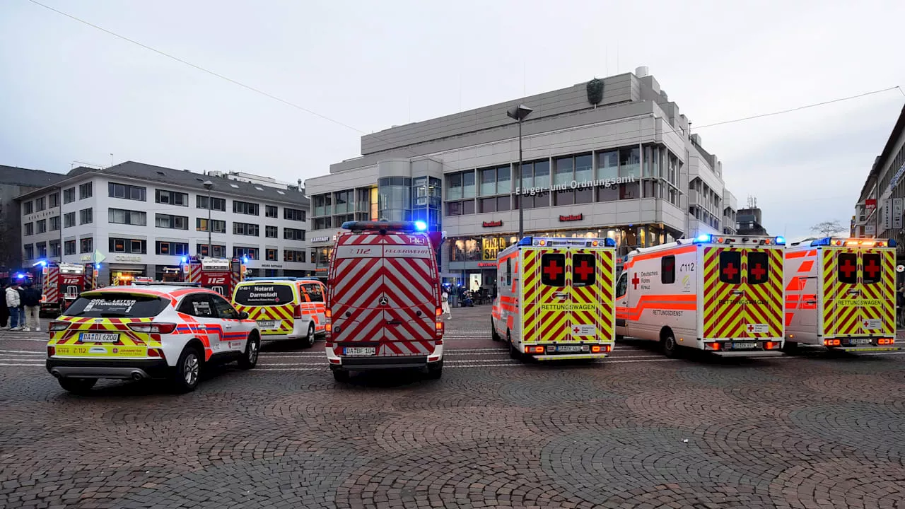 Luisencenter Darmstadt: Zwölf Verletzte bei Gas-Anschlag auf Einkaufszentrum