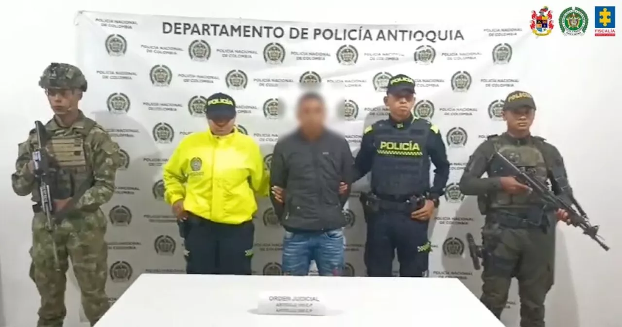 A la cárcel alias 'Perro Negro', presunto cabecilla urbano del Clan del Golfo en Segovia, Antioquia