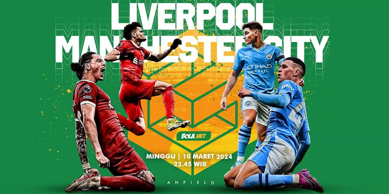 Link Live Streaming Premier League Liverpool vs Man City 10 Maret 2024 di Vidio