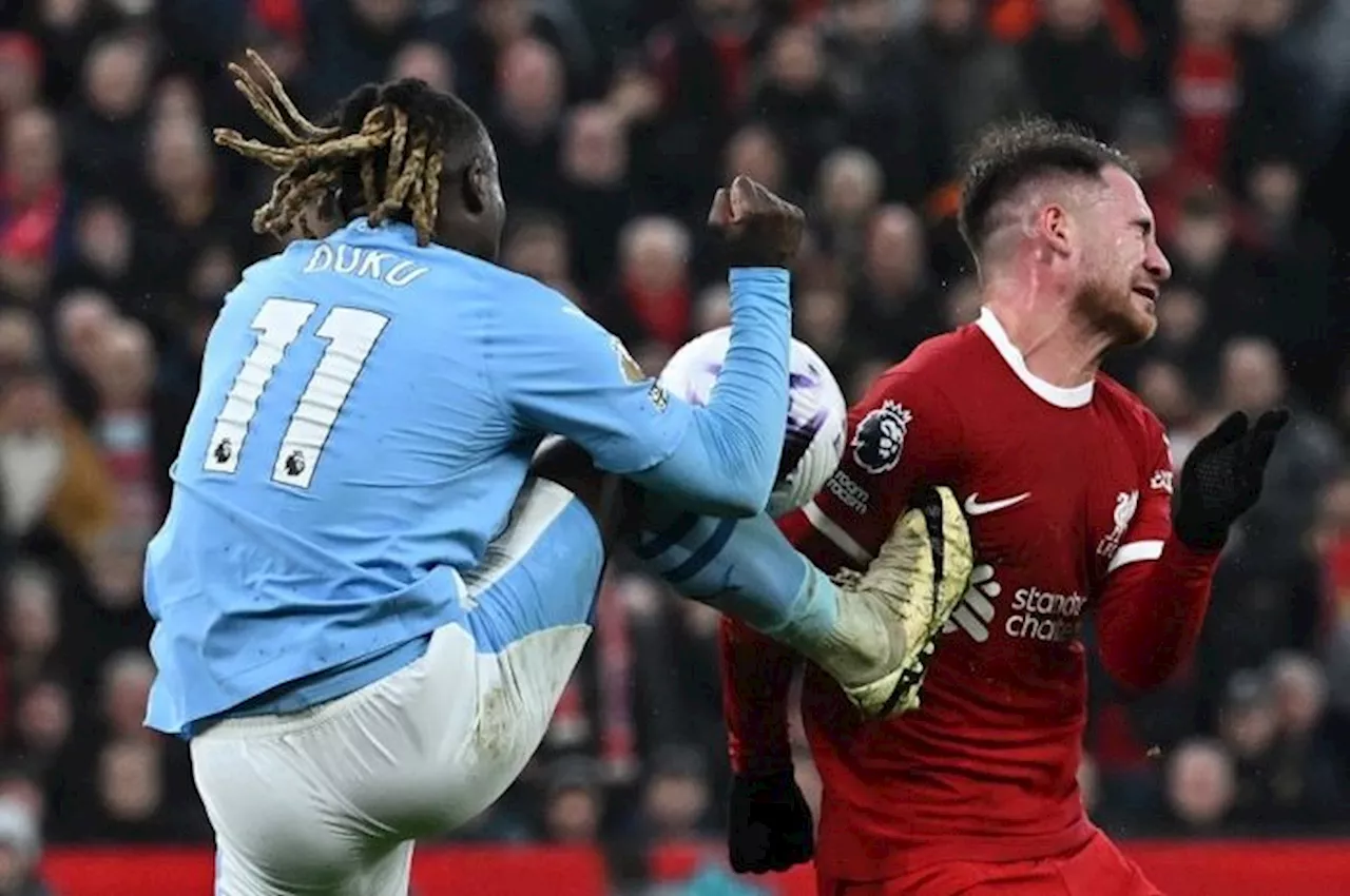 Dada Mac Allister Ditendang Pemain Man City, Klopp Kecewa Tak Dapat Penalti