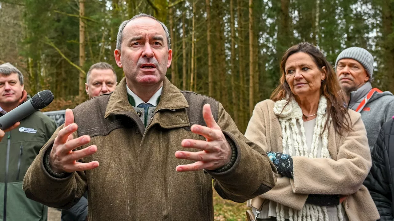 Wie Hubert Aiwanger bei seiner Windpark-Werbetour ankam