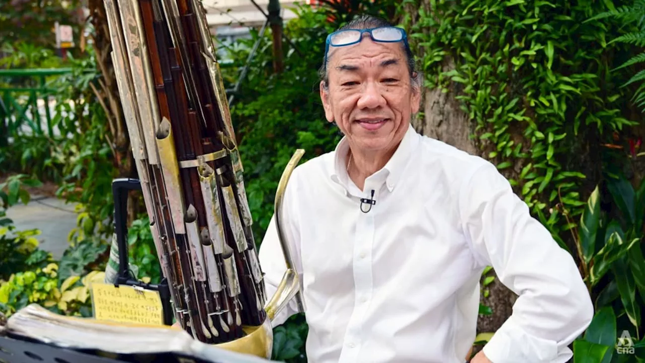 The Orchard Road busker whose traditional Chinese instrument has a 3,000-year history