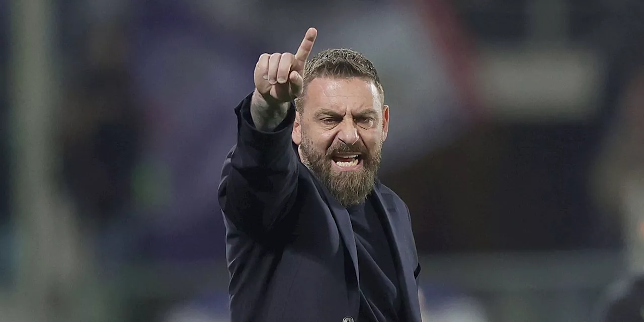 Diretta De Rossi dopo Fiorentina-Roma: interviste in tv e conferenza stampa live