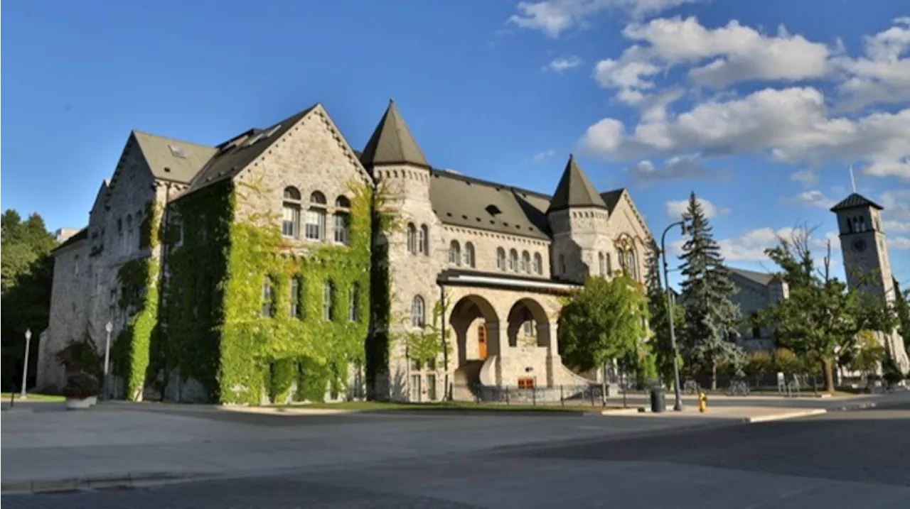 Queen’s University investigating after Palestinian flag raised at Grant Hall