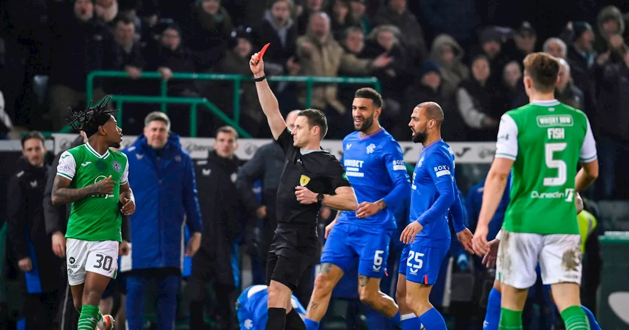 4 Hibs vs Rangers ref calls from Moriah-Welsh Var mystery to furious red verdict