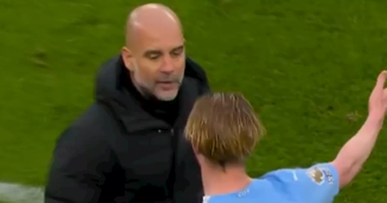 Kevin De Bruyne hits out at Pep Guardiola after Man City early hook vs Liverpool