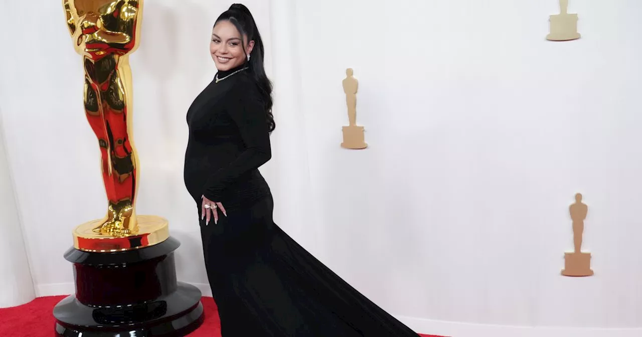 Vanessa Hudgens pregnant with first child as she shows off baby bump at Oscars